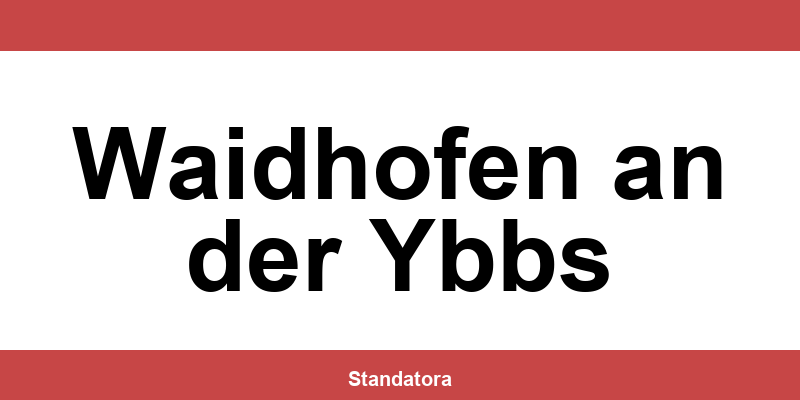 Öffnungszeiten und Termine beim Standesamt in Waidhofen an der Ybbs
