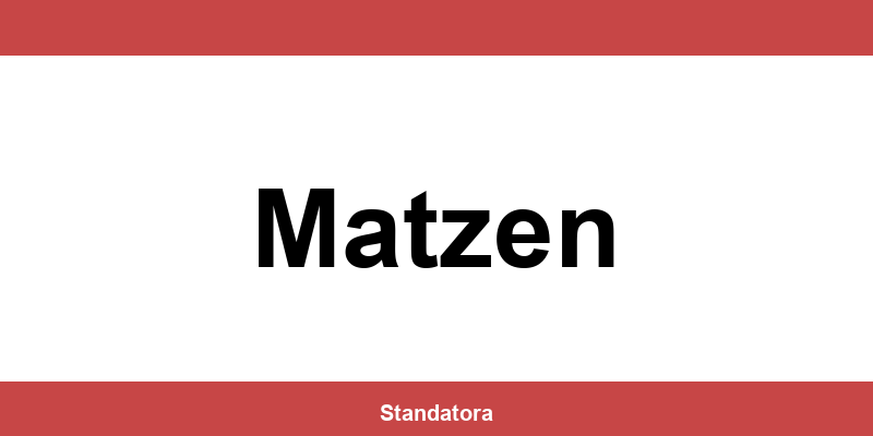 Öffnungszeiten und Termine beim Standesamt in Matzen