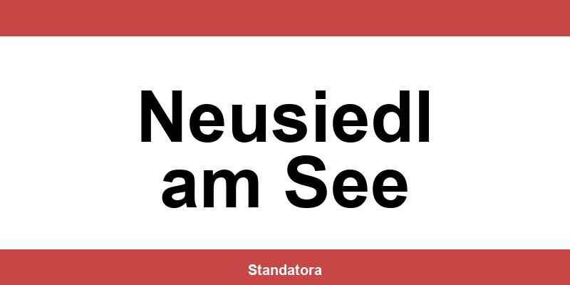 Öffnungszeiten und Termine beim Standesamt in Neusiedl am See
