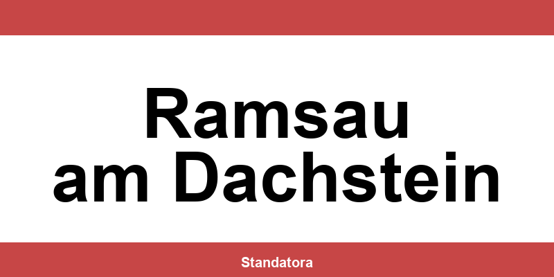 Öffnungszeiten und Termine beim Standesamt in Ramsau am Dachstein