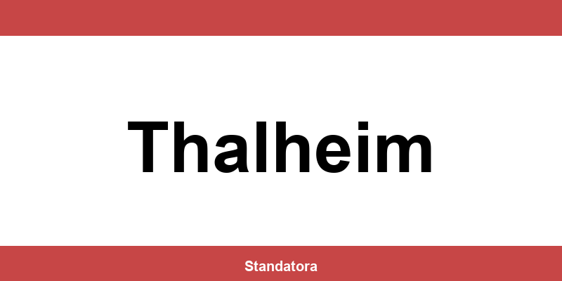 Öffnungszeiten und Termine beim Standesamt in Thalheim