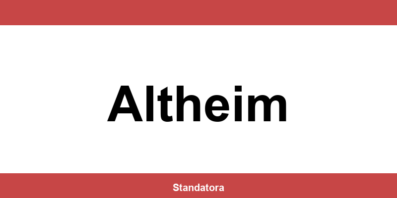 Öffnungszeiten und Termine beim Standesamt in Altheim