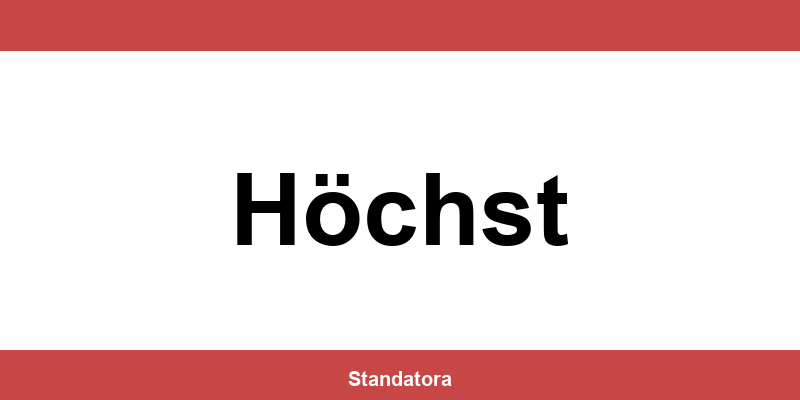 Öffnungszeiten und Termine beim Standesamt in Höchst